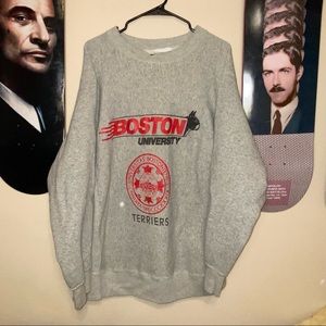 Vintage 90s Boston University Terriers Sweatshirt